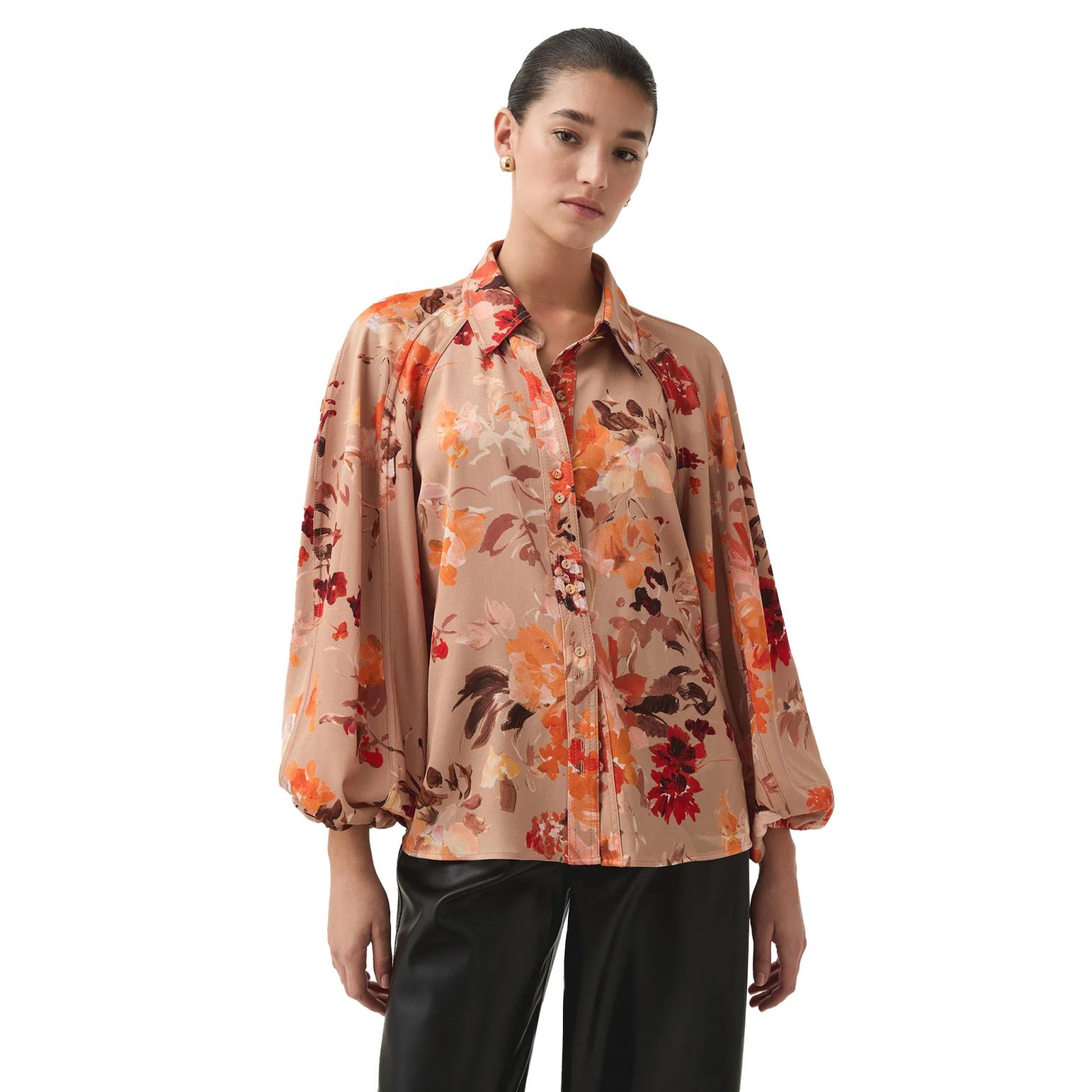 Aje Transept Crepe Blouse